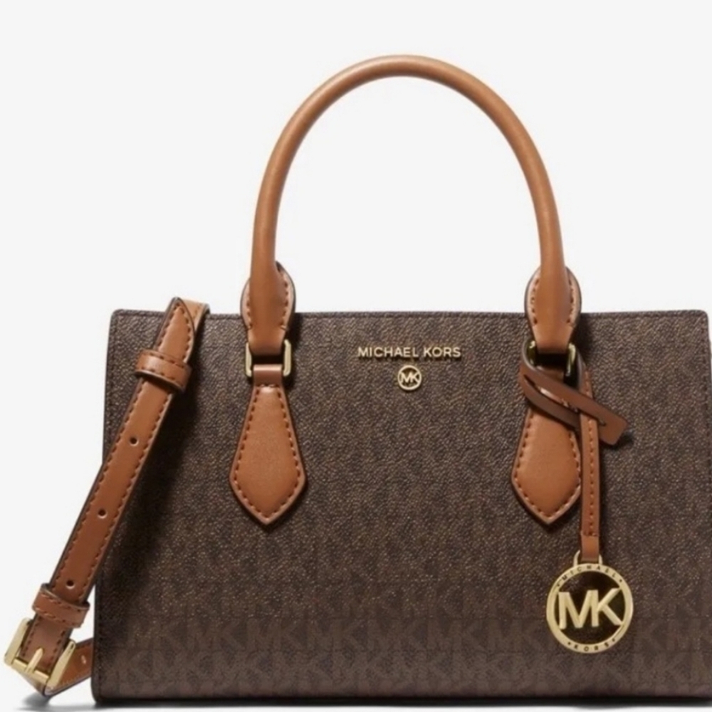 MICHAEL KORS Valerie Small Pebbled Leather Satchel